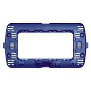 Bticino livinglight supporto scatola plastica blu 4 moduli ln4704