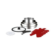 Batteria pentole lagostina 012131600110 ingenio inox cromo e nero