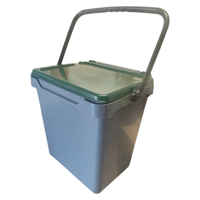 PATTUMIERA CON COPERCHIO VERDE LT. 30