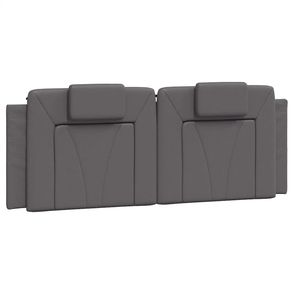 Giroletto con Luci LED Grigio 120x200 cm in Similpelle