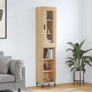 Credenza Rovere Sonoma 34,5x34x180 cm in Legno Multistrato 3199380