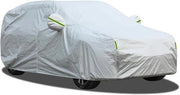 Autohoes completo, impermeabile, resistente alla polvere, resistente al neve, antifouling e protezione UV (argento 410-430 cm per SUV)