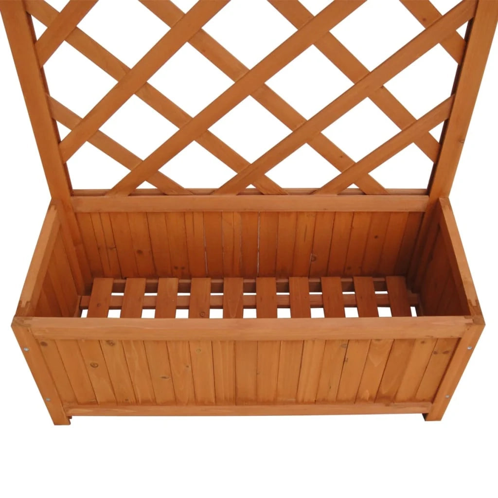 Fioriera a traliccio 70 x 30 x 135 cm in legno massello 02_0000828