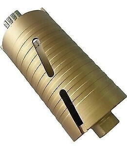 Hu-Firma 8011779402362 Fresa Carotatrice Diamantata 5 Settori Diametro 100 mm per Calcestruzzo Pietra Minerale colore Nero