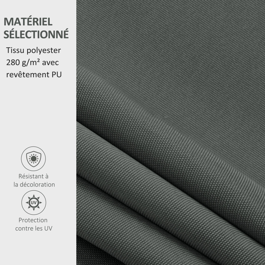 Telo di Ricambio per Tenda da Sole ¨C Xylo ¨C Poliestere 280g/m2 Anti-UV Grigio