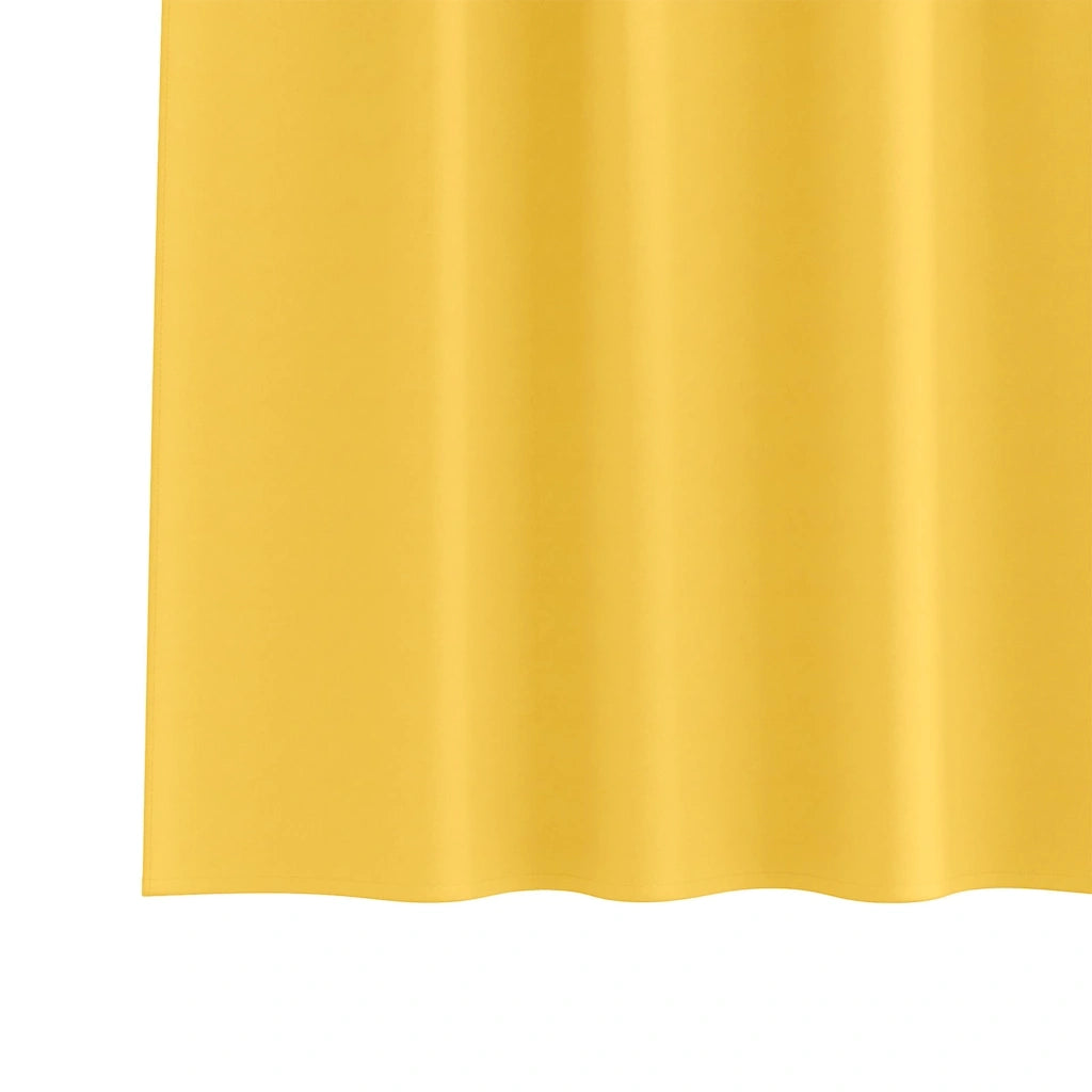 Tende Blackout con Anelli 2 pcs Giallo senape 245 x 140 cm 4107616