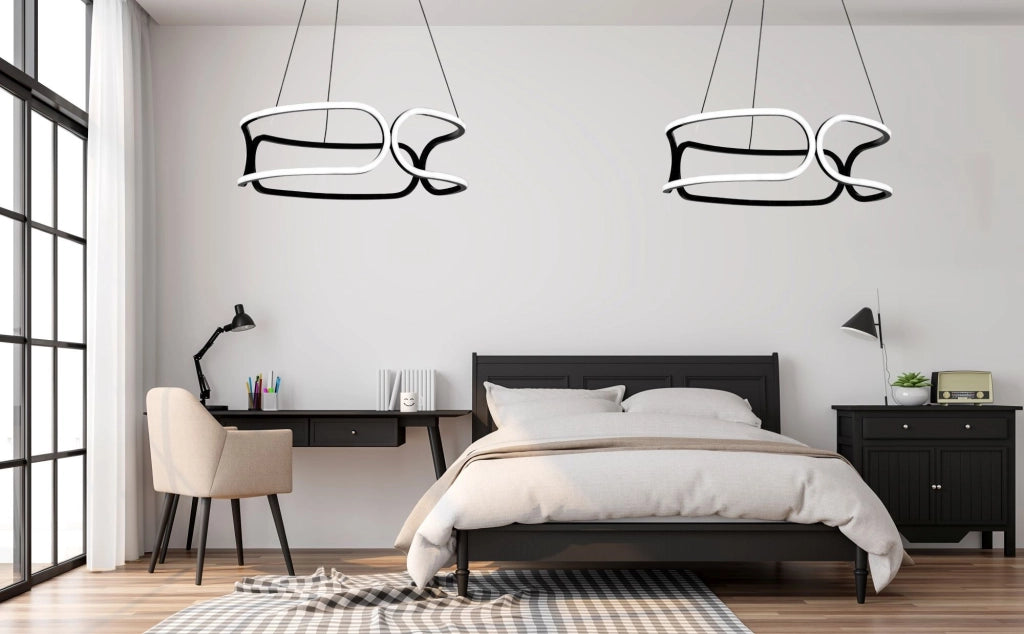 Lampada Da Soffitto Led App790-cp Trio Black