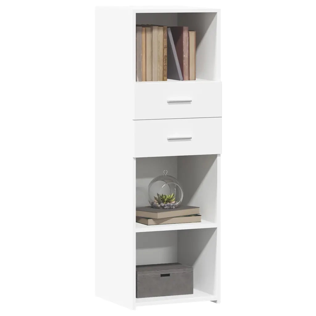 Credenza | Madia | Buffet da pranzo | Armadio da pranzo Bianca 40x42,5x124 cm in Legno Multistrato
