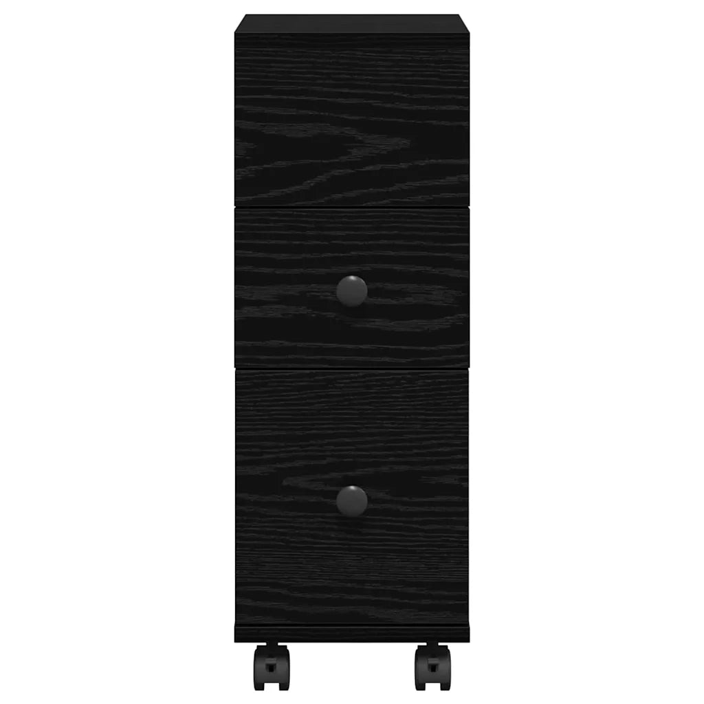 Set di mobili per il bagno Rovere Nero 33 x 23 x 65 cm 869062