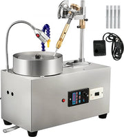 Macchina per Facettare Gemme con Manubrio Meccanico, Facettazione Gemme con Velocità 2800 giri/min, 180W, Facettatrice Gemme con Manopola Meccanica, Smerigliatrice per Pietre con Facettazione per Gemme e Jade