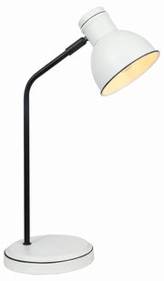 Lampada da scrivania Candellux Zumba bianco/nero E14 40W