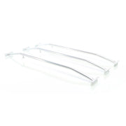 Staffe telo per rimorchi leggeri e carrelli appendice, 3 barre allungabili 100-145cm, in alluminio