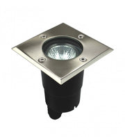 Faretto calpestabile quadrato 10,4cm GU10 inox IP67 SU-MA