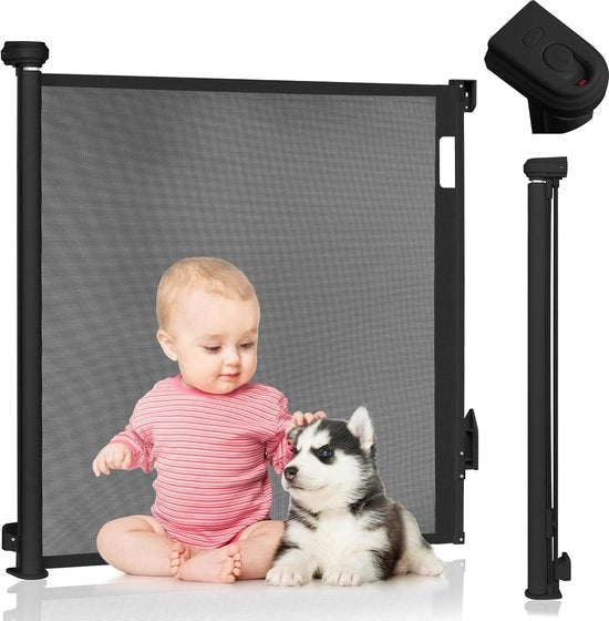 Portale di Sicurezza per Porte per Bambini e Animali Domestici, fino a 140 cm Larghezza