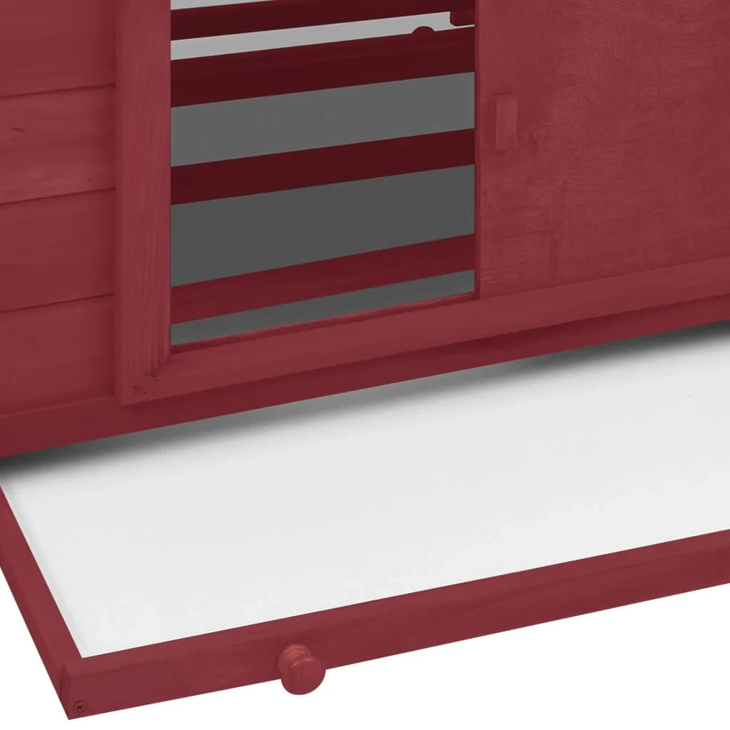 Pollaio 152 x 96 x 110 cm in legno massello di abete rosso e bianco 02_0001709