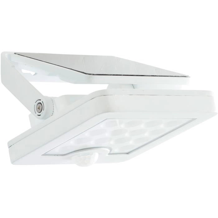 Applique da esterno - BRILLIANT - LUTON - LED e solare - Rilevatore di movimento - Plastica e metallo - 4 W - Bianco