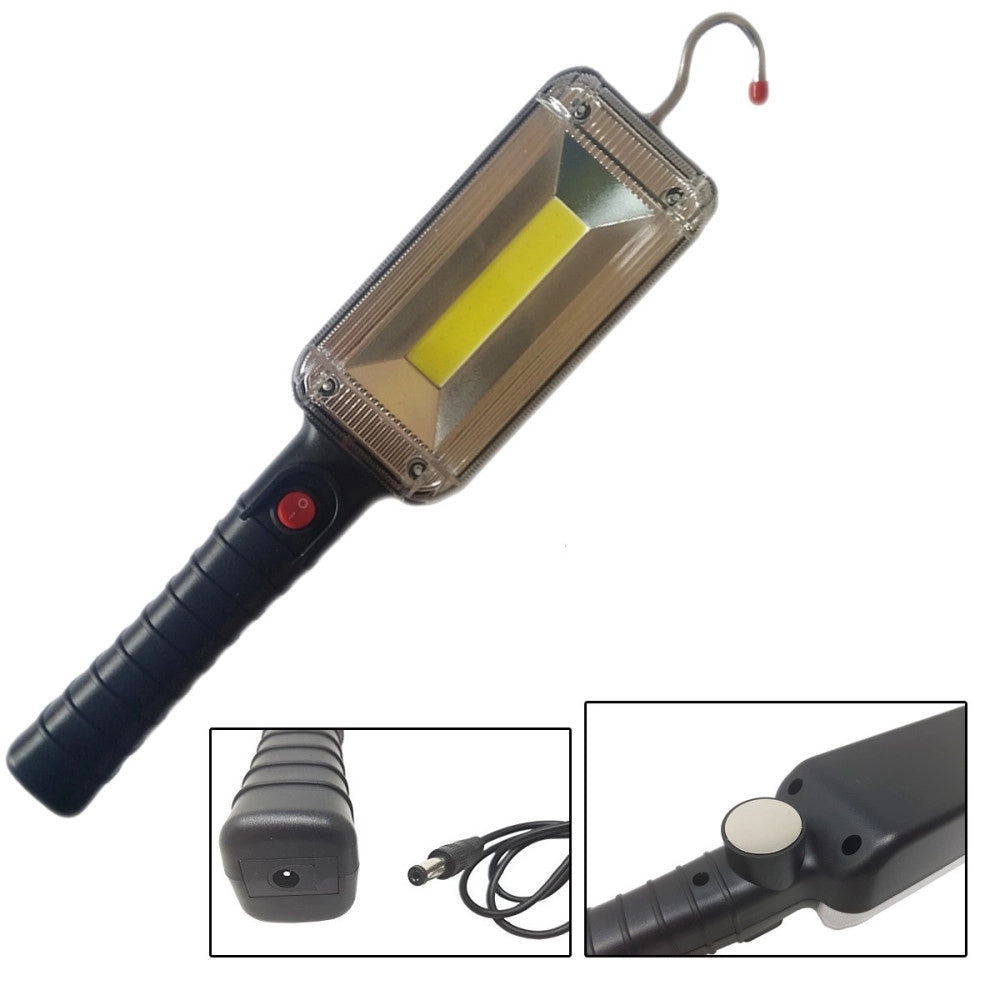 Trade Shop - Lampada Torcia Strip Led Lavoro Portatile Ricaricabile Gancio Calamita Zj859 V2 -