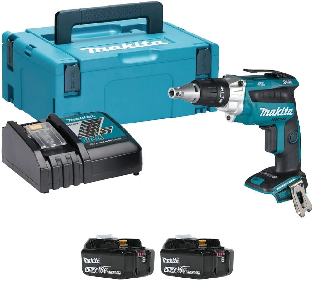 DFS250RTJ - Atornillador 18V 5,0ah 0-2.500rpm BL punta 2 bat.