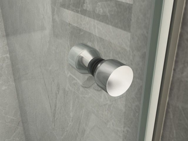 Porta Doccia apertura unico battente in Cristallo 8 MM - Misura: 70 xh 195 (AdattabilitÃ  68-70 cm) 