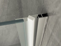 Porta Doccia apertura unico battente in Cristallo 8 MM - Misura: 70 xh 195 (AdattabilitÃ  68-70 cm) 