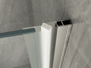 Porta Doccia apertura unico battente in Cristallo 8 MM - Misura: 70 xh 195 (AdattabilitÃ  68-70 cm) 