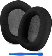 Orecchini di sostituzione per cuffie - Headset Orecchini - Eleva il comfort - Nero - Tessuto a rete - Ideali per il modello G335 - Adatti a gaming