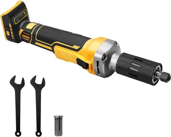 Sistema di affilatura elettrico senza fili con testa di abrasione a 3 e 6 mm e 4 velocità regolabili per affilatura, liscio e taglio