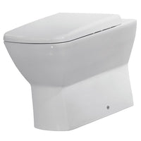 Vaso a terra filo muro serie summit,sedile non incluso