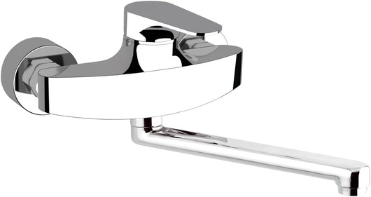 Rubinetto lavello a muro con bocca girevole - serie class line