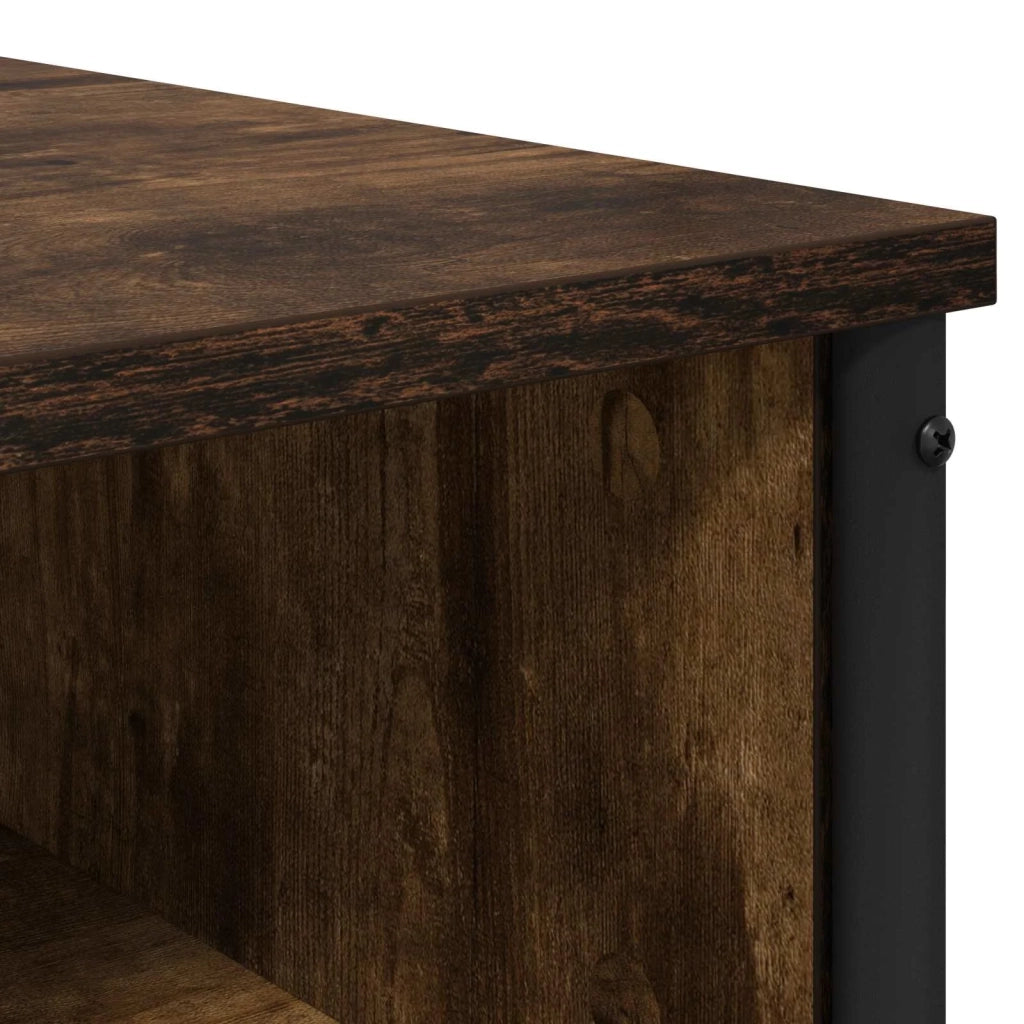 Tavolo da Trucco con lo scaffale Rovere Fumo 81 x 40 x 131 cm 8007691