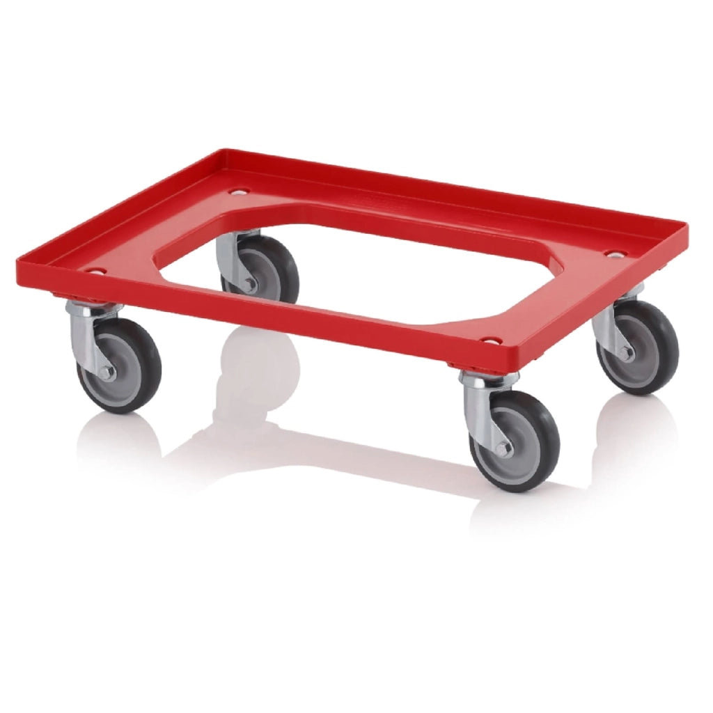 CARRELLO PER CASSETTE ALIMENTI cm 62x42x14h