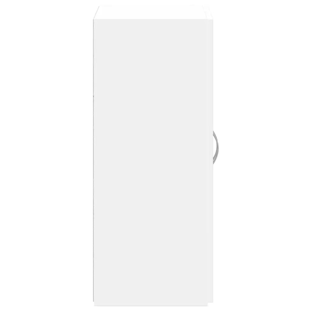 Schedario Bianco 60x32x77,5 cm in Legno Multistrato