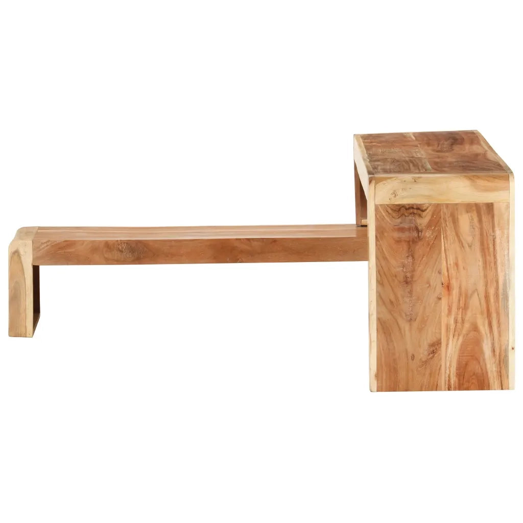 Mobili Porta TV 2 pz in Legno Massello di Acacia 323589