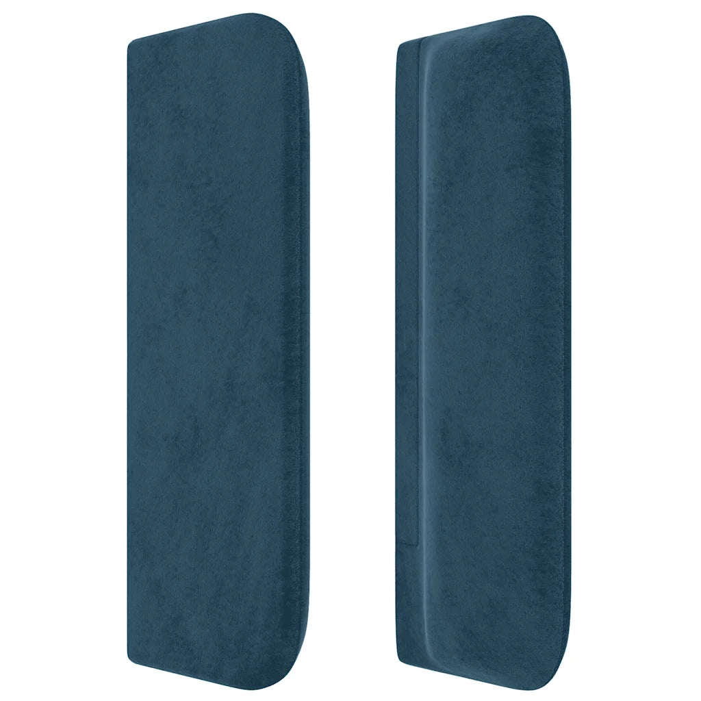 Testiera ad Orecchio Blu Scuro 83x16x78/88 cm in Velluto 3118522