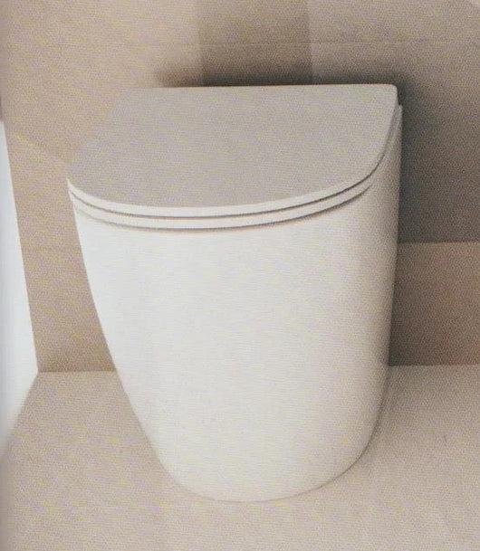 VASO MADE TERRA BIANCO LUCIDO C/SEDILE SOFT CLOSE - 8.0