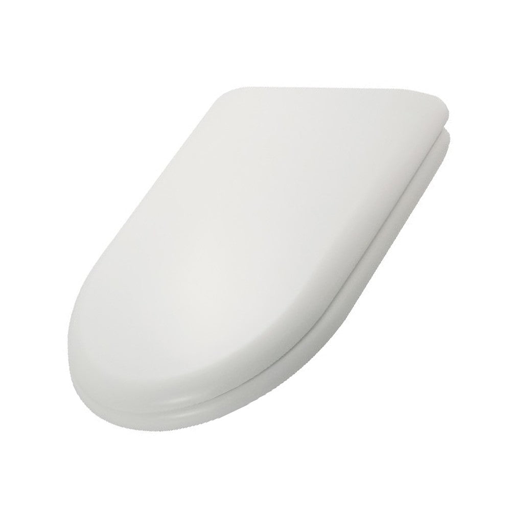 Sedile in termoindurente con cerniere inox  ad innesto dall'alto compatibile con ydra,easy,roca,pozzi altri modelli