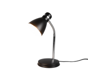 Lampada da scrivania RL Harvey nera metallo orientabile E27