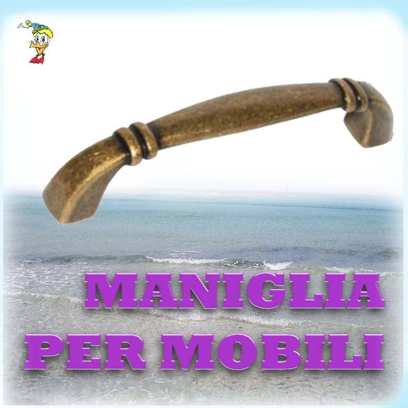 MANIGLIA PER MOBILI ANTICHIZZATA 15063 Z FLORENCE