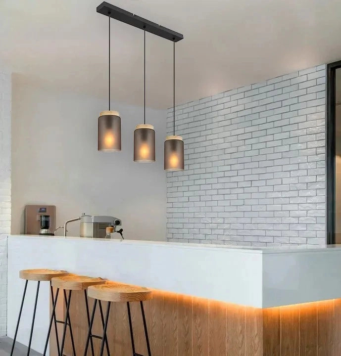 Lampada APP1812-3CP Frosted Grey
