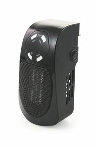 Stufa Stufetta da Parete 500W Display LCD Kooper Ghibli Nero