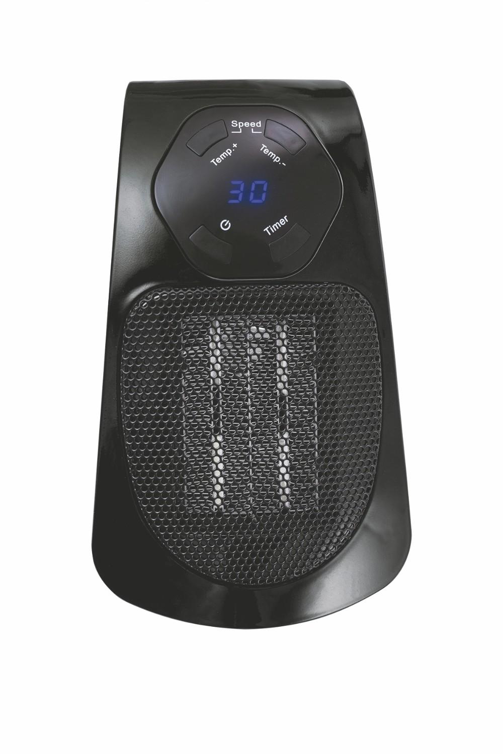 Stufa Stufetta da Parete 500W Display LCD Kooper Ghibli Nero