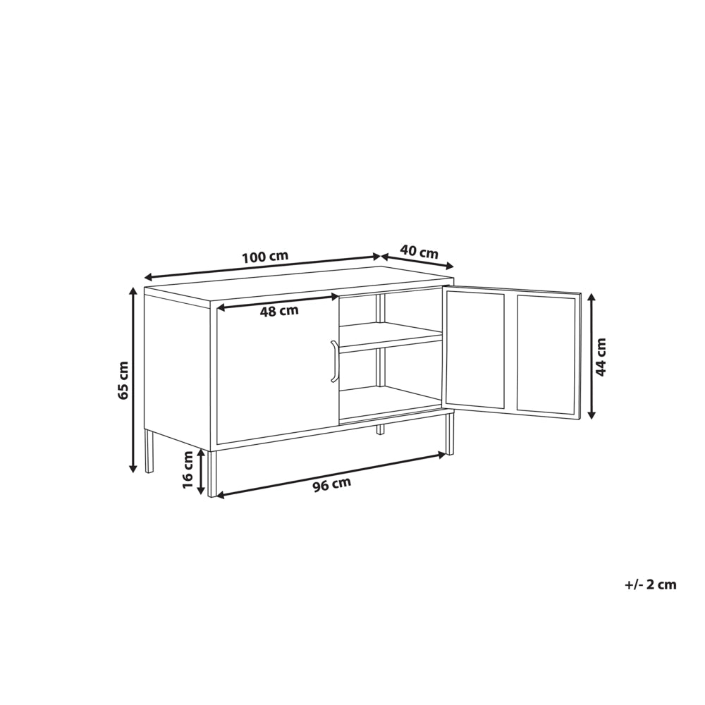 Credenza a 2 ante in acciaio blu navy Mobili per ufficio a casa Ripiani per gambe Design industriale