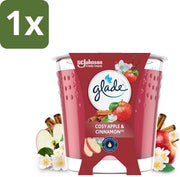 Candela Profumata Cosy Mele Cannella - 100% Olio di Semi di Rapese & Vegetale - 112 g - 1 pezzo