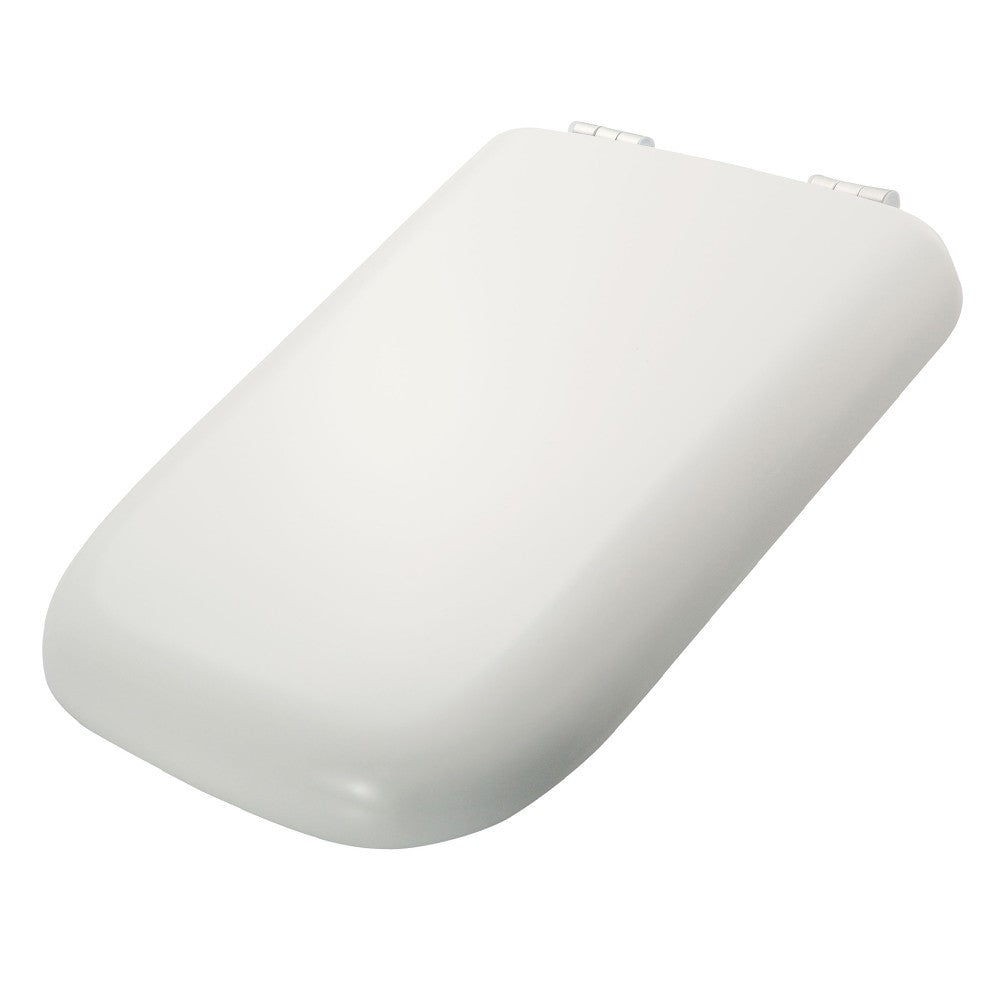 Sedile in termoindurente con cerniere inox con alette adattabile a serie conca e altri modelli