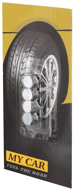 10blister set 4 tappi valvole pneumatici cromo/satinato cod:ferx.16546