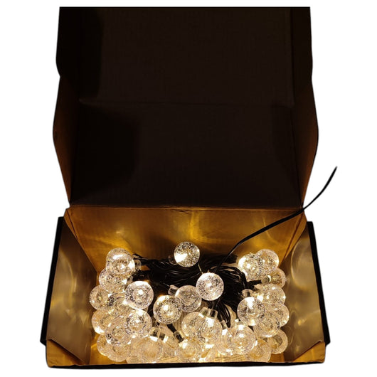 CATENA DI LUCI CON 48 LED BIANCO CALDO