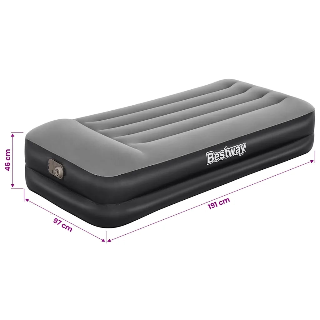 Bestway Materasso Gonfiabile Fioccato con Pompa Aria 191x97x46 cm 93781