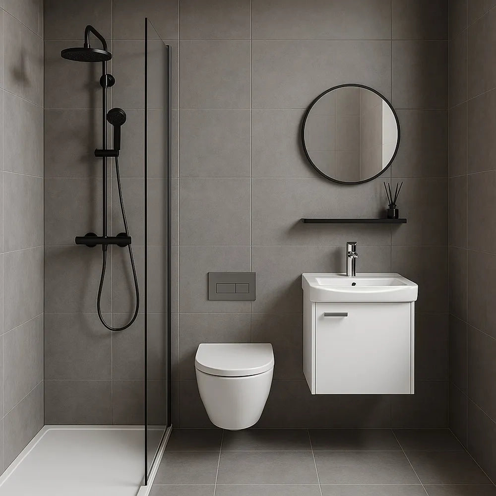 Set Di Mobili Da Bagno Con Lavabo Molly 40cm White