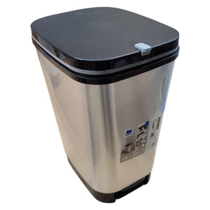 PATTUMIERA CHIC BIN CON PEDALE STEEL GRIGIA LT 6