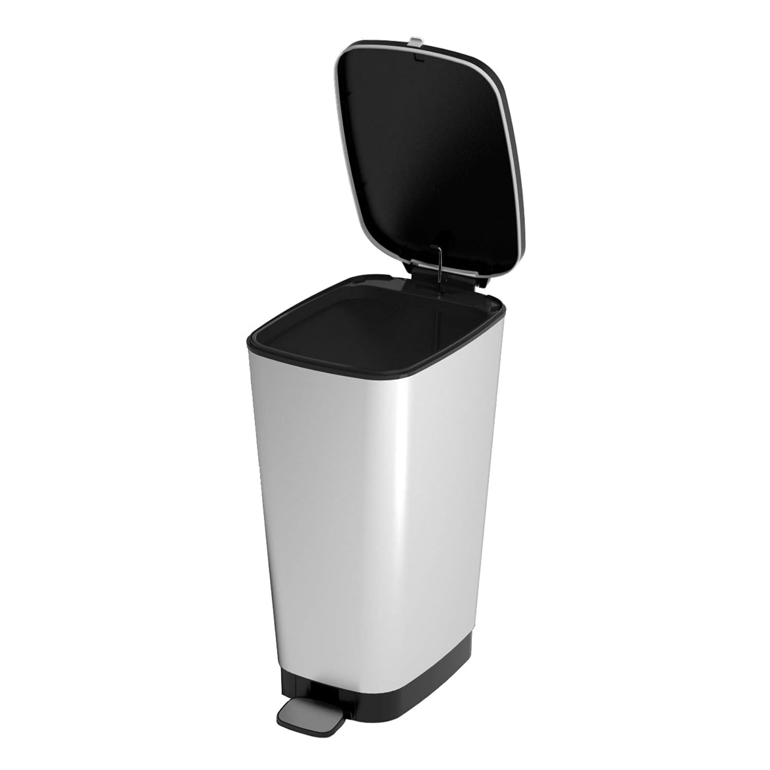PATTUMIERA CHIC BIN CON PEDALE STEEL GRIGIA LT 6